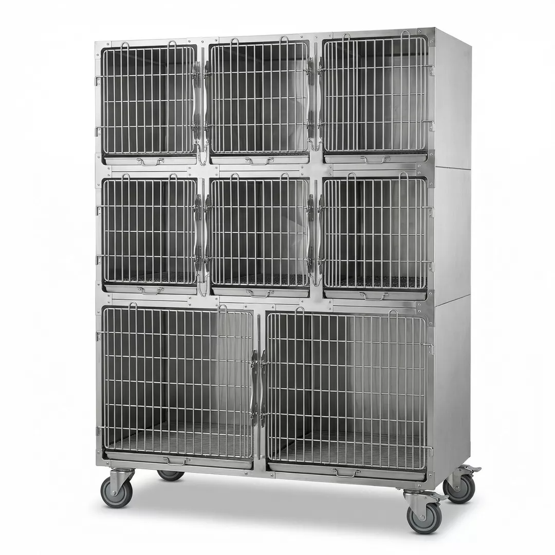 Large Multi-Compartment Wire Cage