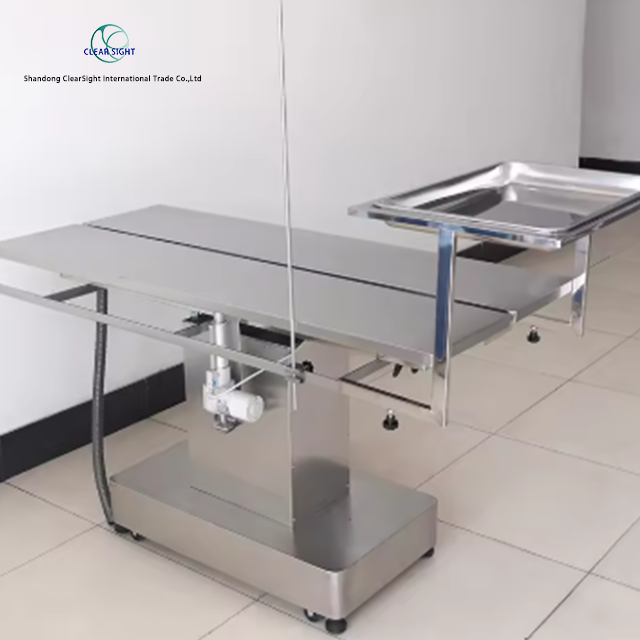 Stainless Steel V-Shaped Surgical Operating Table