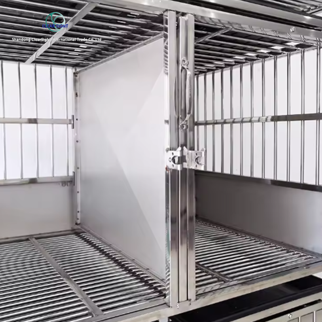 Stackable Stainless Steel Pet Cage