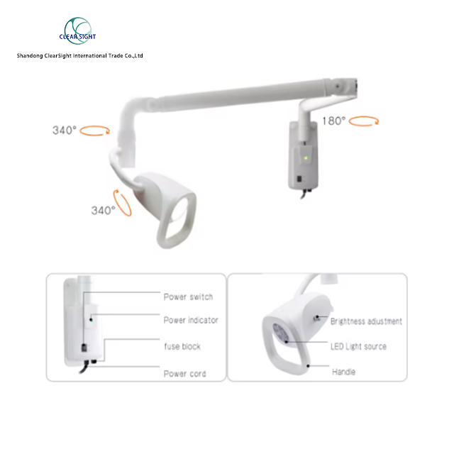 Wall-Mounted Diode Surgical Examination Lamp