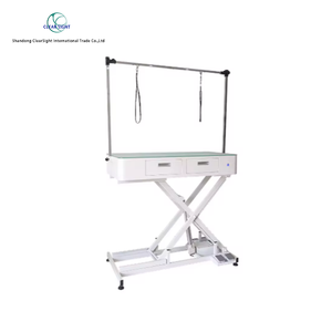 Double-Sided Storage Electrically Elevating Pet Grooming Table