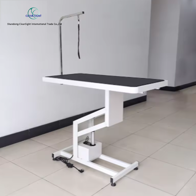 Z-Shaped Electrically Elevating Pet Grooming Table