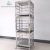Folding Stainless Steel Glass Dog Cage