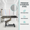 Advanced Pet Care Grooming Tool Sturdy Metal Frame 500-900mm Double Arms for Safe Pet Handling Hydraulic Grooming Table