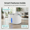 Innovation Award Winner Pet Water Fountain Auto-Circulation 2.6L ABS Plastic Stainless Steel Easy to Clean for Kittens for Dogs