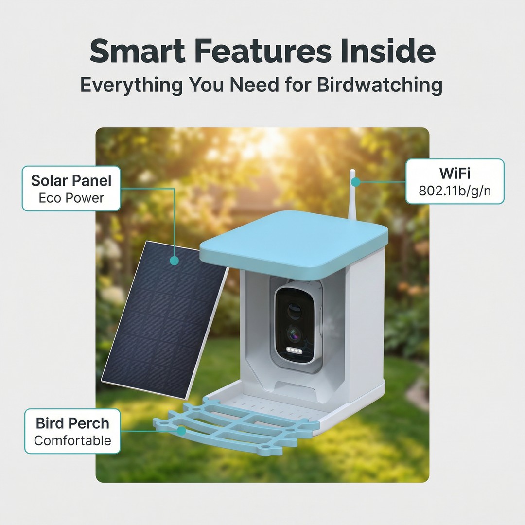 New Arrival 2026 Automatic Pet Feeder with Camera Dual Power Supply Battery Backup 6L Transparent Window LED Display