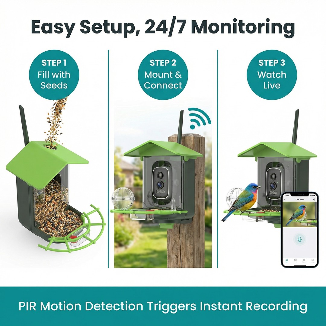 Trending Products 2026 Smart Feeder Pet Eco-Friendly BPA-Free IP67 Waterproof Large Capacity 6L ABS Bowl