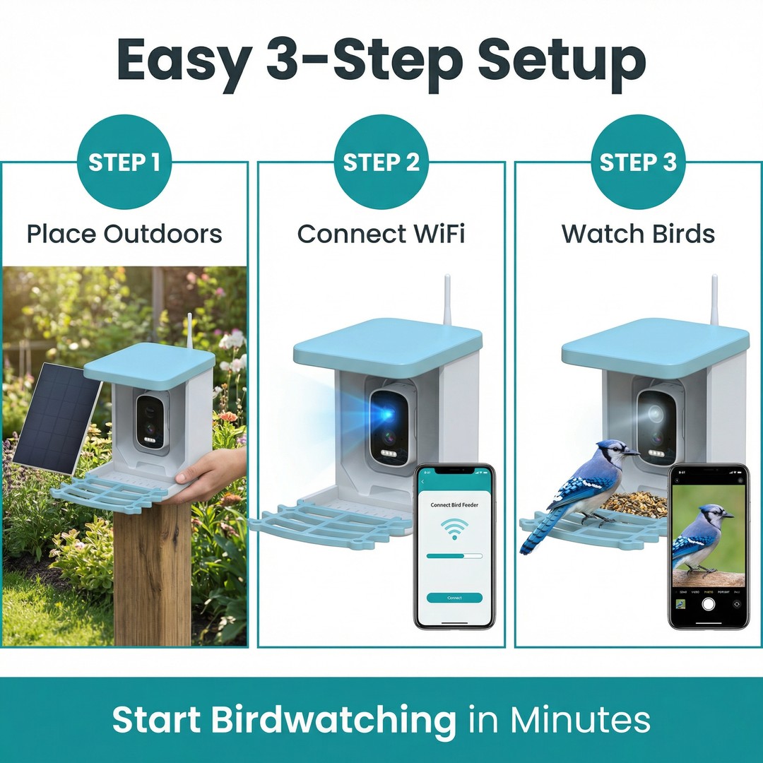 New Arrival 2026 Automatic Pet Feeder with Camera Dual Power Supply Battery Backup 6L Transparent Window LED Display