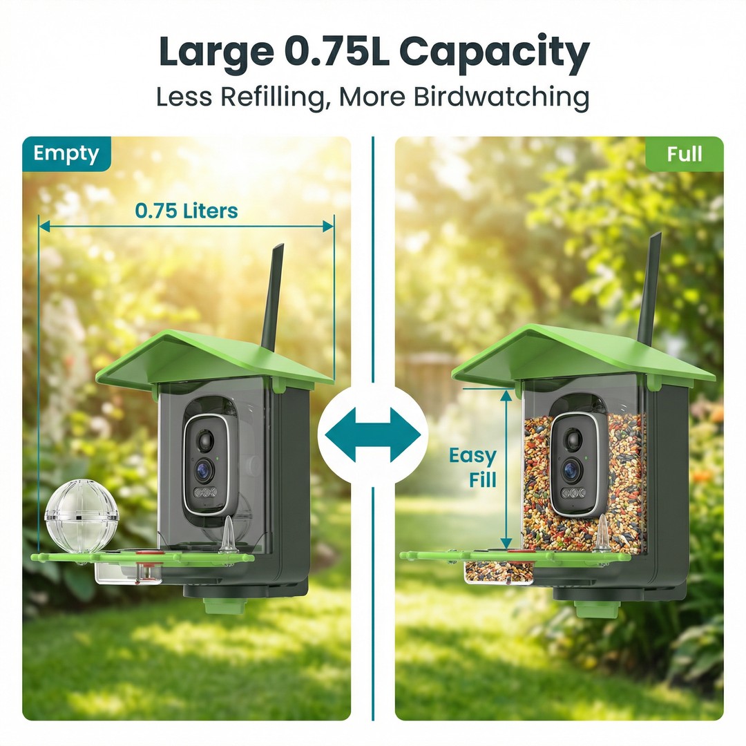 Trending Products 2026 Smart Feeder Pet Eco-Friendly BPA-Free IP67 Waterproof Large Capacity 6L ABS Bowl