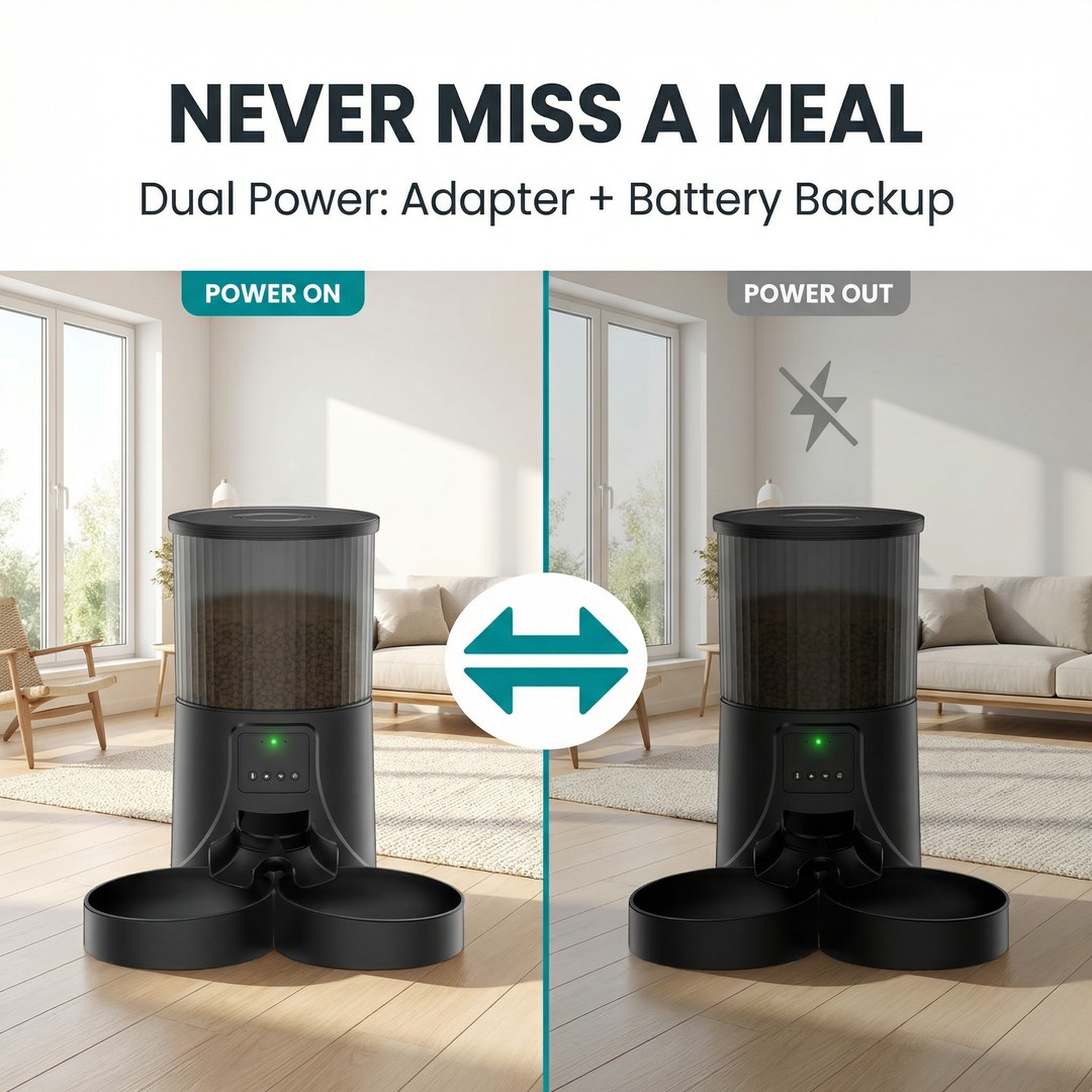 Best Quality Rfid Pet Feeder Portion Control Programmable Schedule 3L Food-Grade Material Tuya Smart App LED Display