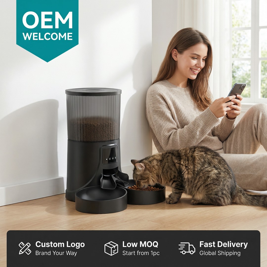 Best Quality Rfid Pet Feeder Portion Control Programmable Schedule 3L Food-Grade Material Tuya Smart App LED Display