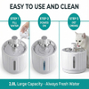 New Arrival Cat Water Fountain UV Sterilization 12L Food-Safe Material Carbon Filter Adjustable Flow Rate Countertop