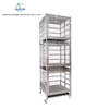 Folding Stainless Steel Glass Dog Cage