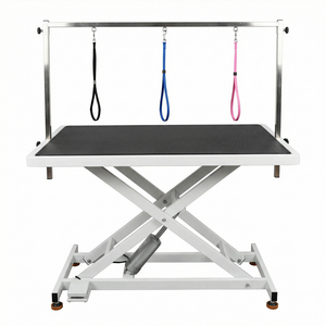 Electric Pet Grooming Table with Durable Design and Adjustable Height for Easy Pet Grooming and Professional Salon Work