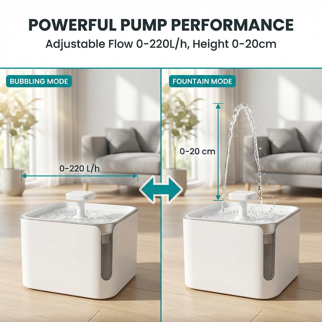 Hot Selling Automatic Cat Water Dispenser App Control Mini Compact Food-Grade 100% Food Grade ABS BPA-Free