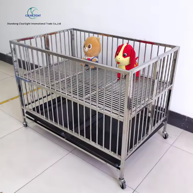Foldable Stainless Steel Pet Exercise Cage
