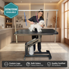 Advanced Pet Care Grooming Tool Sturdy Metal Frame 500-900mm Double Arms for Safe Pet Handling Hydraulic Grooming Table