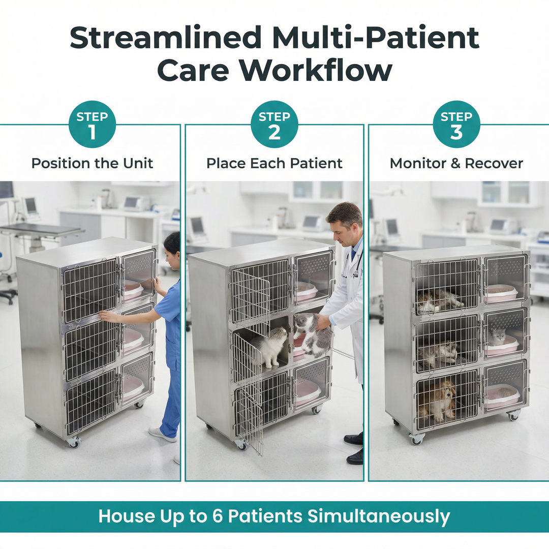 Multi-level Indoor Stainless Steel cat Cage House with Hammock and Ladder for Kittens and Small Pets to Play Rest Sleep