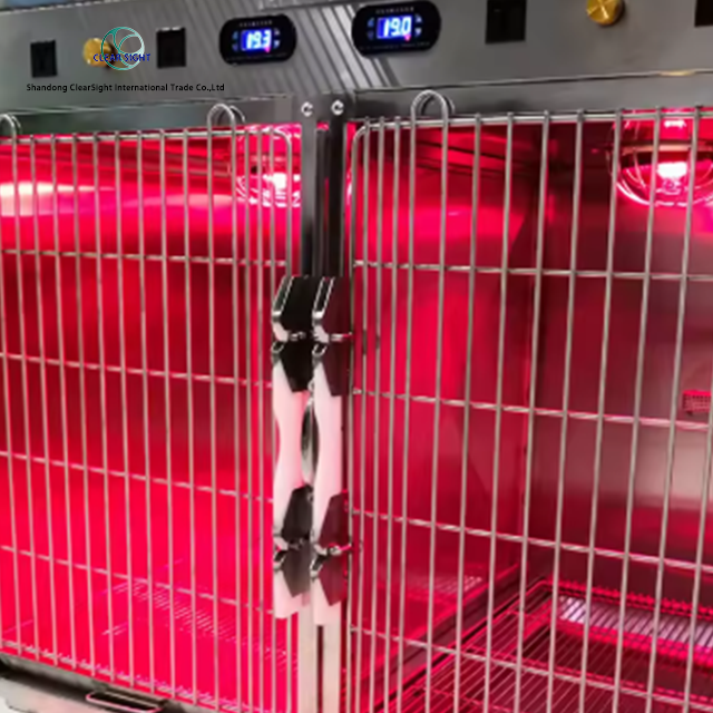 Stainless Steel Heavy-Duty Heating Lamp Oxygen Cage