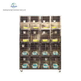 Heavy-duty Stainless Steel Cat Cage