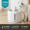 New Arrival Cat Water Fountain UV Sterilization 12L Food-Safe Material Carbon Filter Adjustable Flow Rate Countertop