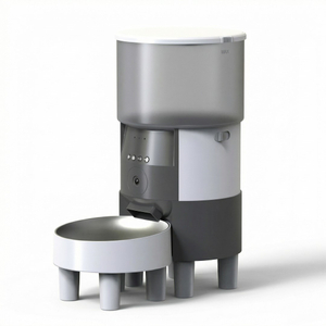 Smart Pet Food Dispenser Dual Power Supply WiFi App Control 6L Food-Grade Material Single Bowl Programmable Schedule