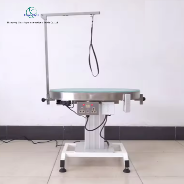 Electrically Elevating Pet Grooming Table