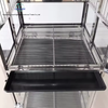 Folding Stainless Steel Glass Dog Cage