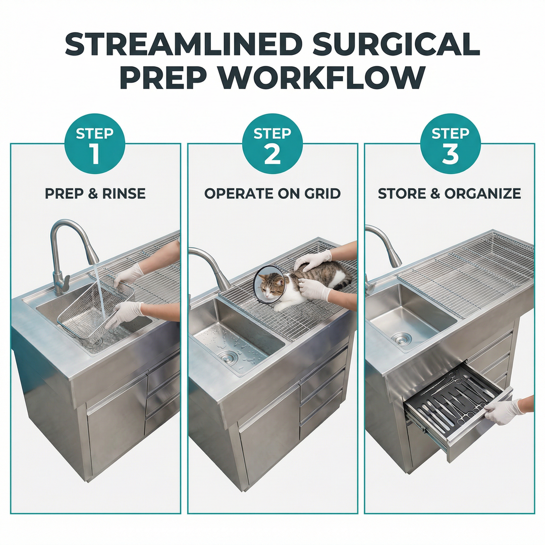 Top Rated Veterinary Examination Table Engineered for Safe Pet Handling and Easy Cleaning in Animal Clinics Worldwide