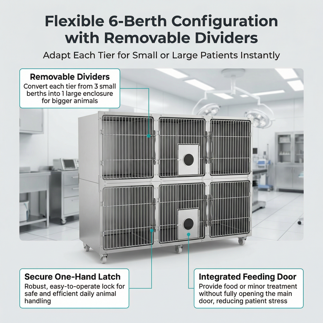 Heavy Duty Foldable Metal Wire Crate with Double Door Removable Tray for Indoor Outdoor Use Pet Cages Dog Kennel Safe