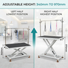 Electric Pet Grooming Table with Durable Design and Adjustable Height for Easy Pet Grooming and Professional Salon Work