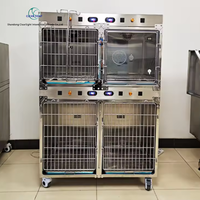 Stainless Steel Heavy-Duty Heating Lamp Oxygen Cage