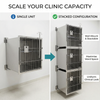 Innovative Pet Care System Ensuring Maximum Security and Efficiency in Hospitals: Professional Grade cat Stainless Cage