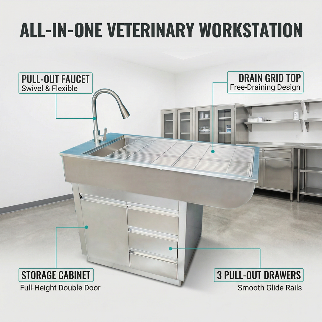 Top Rated Veterinary Examination Table Engineered for Safe Pet Handling and Easy Cleaning in Animal Clinics Worldwide