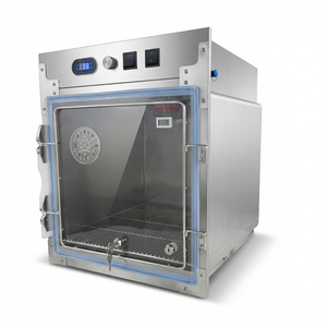 Veterinary Transparent Acrylic Chamber with Adjustable Flow Meter for Pet Hospital Clinic Emergency Oxygen Cage for Cats