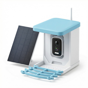 New Arrival 2026 Automatic Pet Feeder with Camera Dual Power Supply Battery Backup 6L Transparent Window LED Display