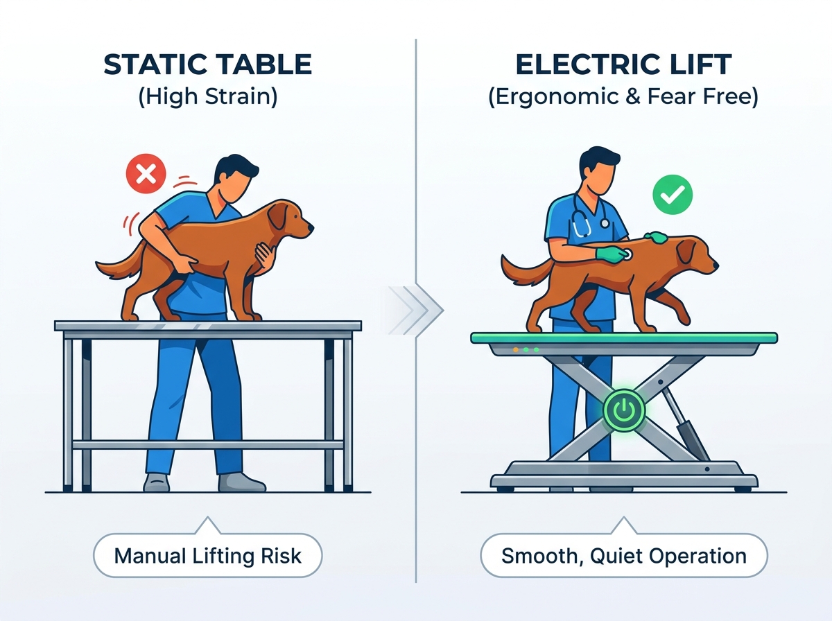 Pet Elevating Examination Table