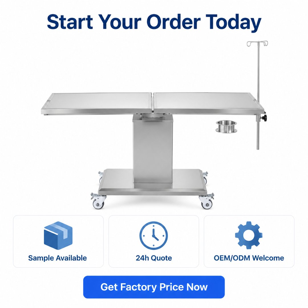 304 Stainless Steel Electric Veterinary Surgical Table