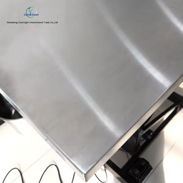 Stainless Steel Foot Operated Elevating Examination Table