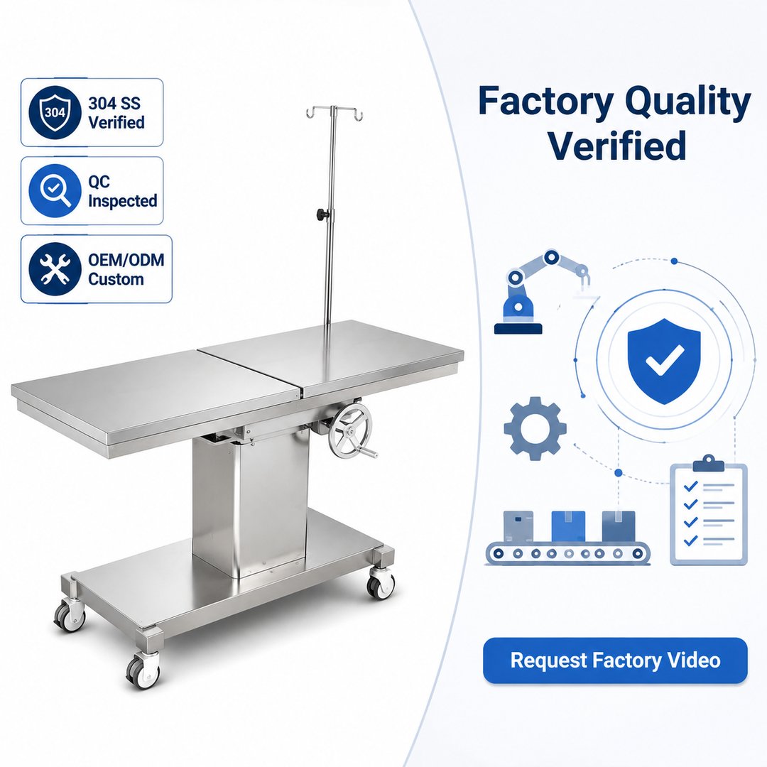 304 Stainless Steel Electric Veterinary Surgical Table